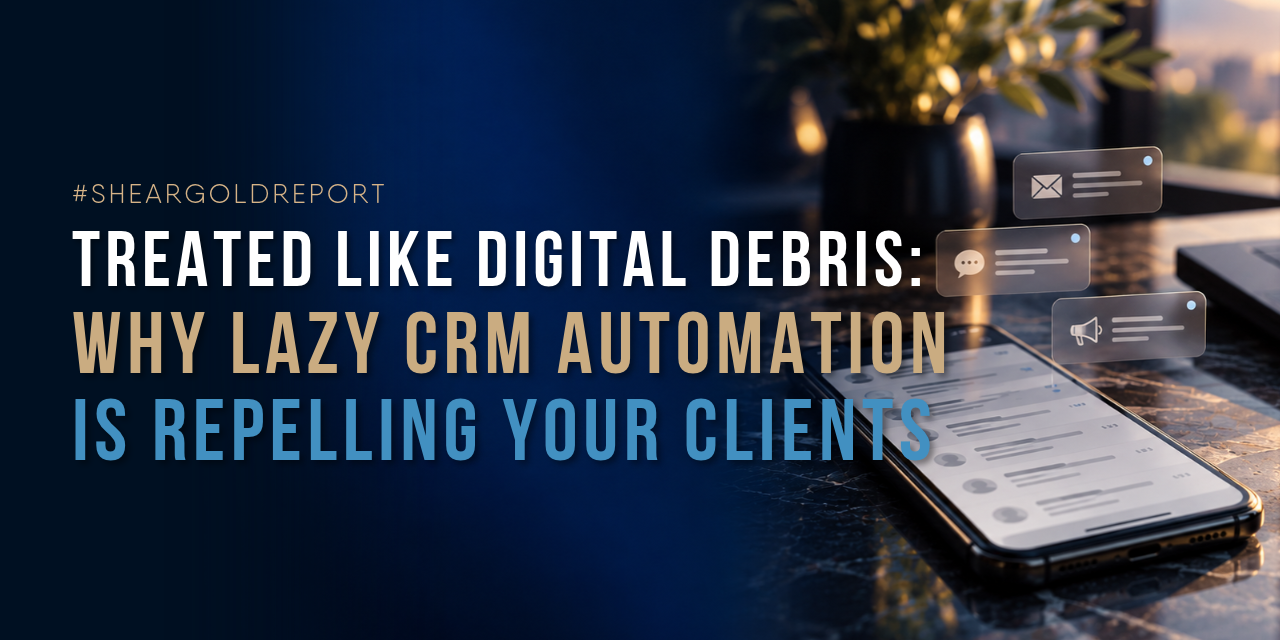 Treated Like Digital Debris: Why Lazy CRM Automation Is Repelling Your Clients